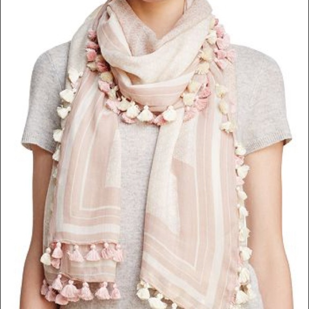 Tory Burch T Logo Oblong Scarf